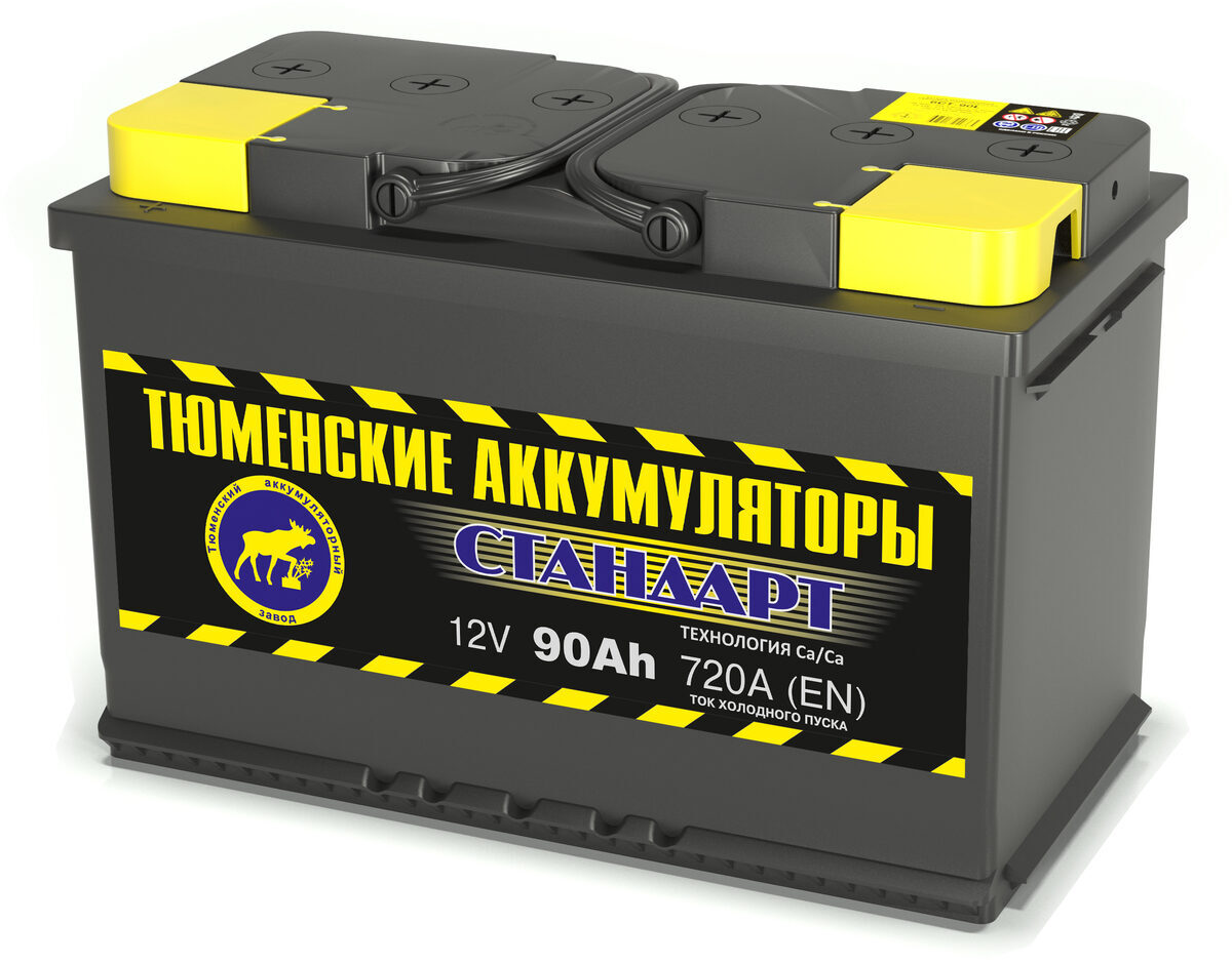 Батарея аккумуляторная Tyumen Battery Standard 90 Ач 720А L5 (прям/п)