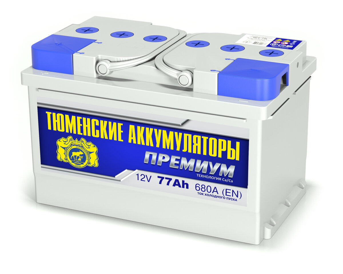 Батарея аккумуляторная Tyumen Battery Premium 77А/ч 680А  (обр/п)