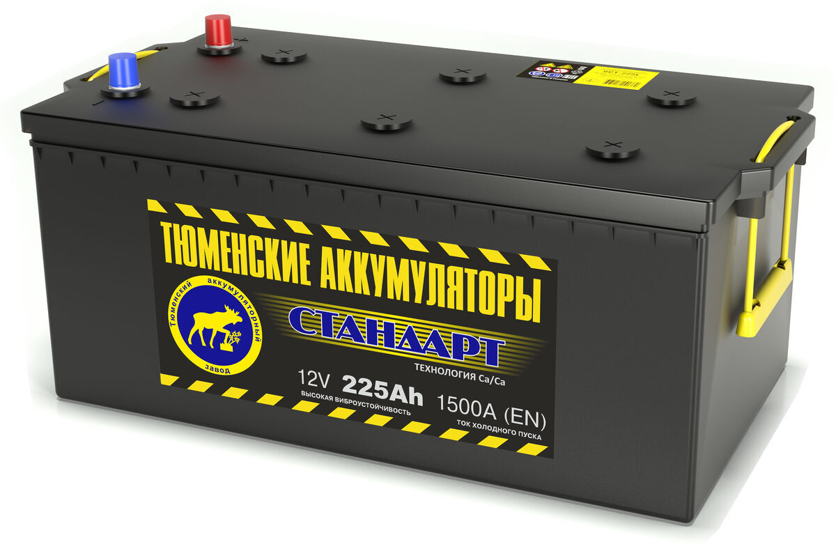 Батарея аккумуляторная Tyumen Battery Standard 225 Ач 1500A (обр/п)